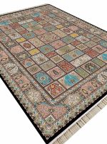 فرش ماشینی طرح خشتی 1200 شانه غیر برجسته کد 4102
