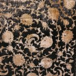 فرش افشان طرح وینتیج برجسته طلاکوب رنگ دودی 1200 شانه کد 1209 - Image 7