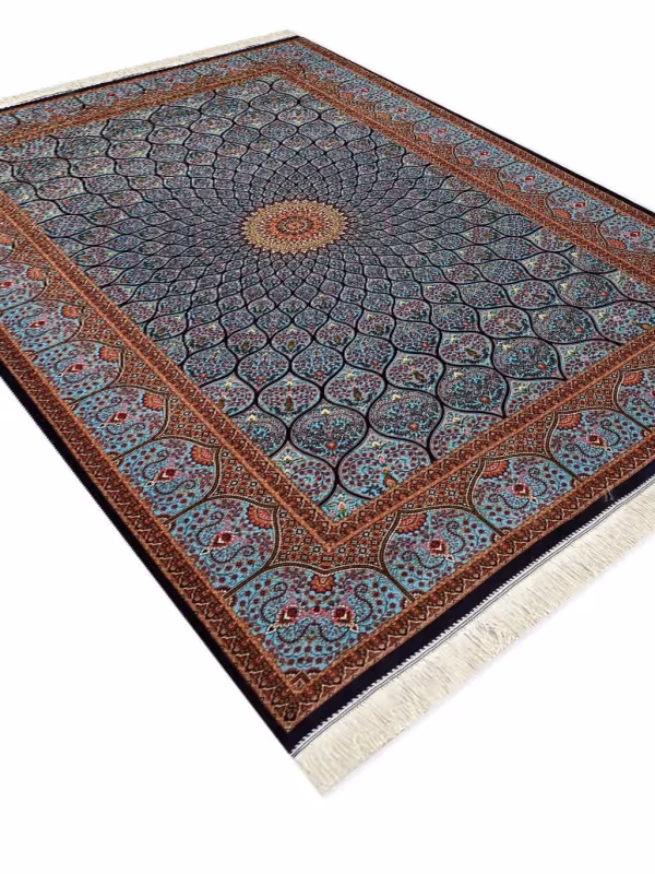 فرش طرح سلطانیه 1700 شانه تراکم 5100 کد Q131