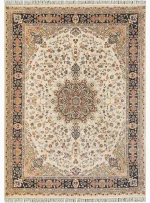 فرش ماشینی طرح اطلس 1200 شانه کرم