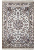 فرش طرح جواهر 1200 شانه کد 210451 نقره ای