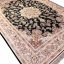 فرش طرح جواهر سرمه ای 1200 شانه گل برجسته کد 20453