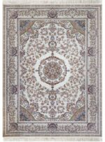 فرش طرح نگین الماس 1200 شانه کد 20944 نقره ای