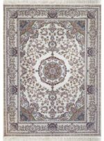 فرش طرح نگین الماس 1200 شانه کد 20944 کرم
