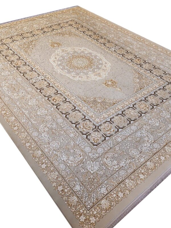 فرش طرح نیلی طلاکوب 1200 شانه کد 20116