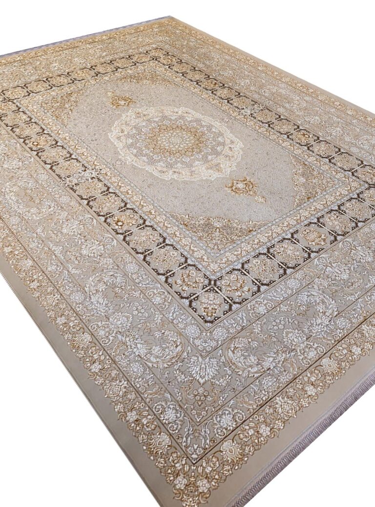 فرش طرح نیلی طلاکوب 1200 شانه کد 20116