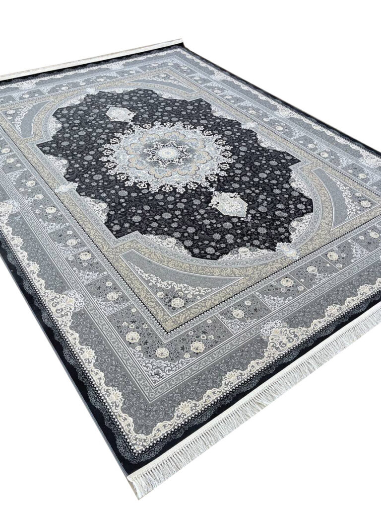 فرش طرح بوستان گل برجسته 1200 شانه تراکم 3600 کد 1054