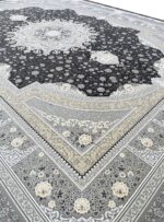 فرش طرح بوستان گل برجسته 1200 شانه تراکم 3600 کد 1054 - Image 3