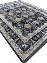 فرش افشان طرح سلطان 1200 شانه کد 1062 سرمه ای