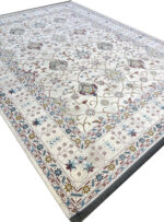 فرش افشان طرح سلطان 1200 شانه کد 1062کرم