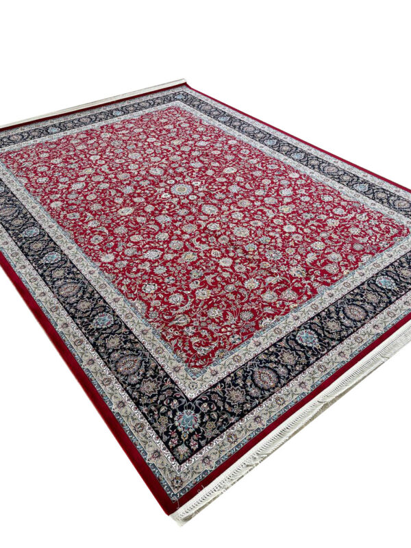 فرش افشان کاشان 1200 شانه غیر برجسته کد 4103