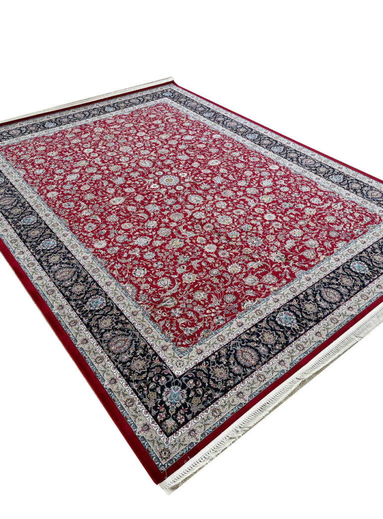 فرش افشان کاشان 1200 شانه غیر برجسته کد 4103