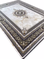 فرش فرانسوی طرح ژینوس 1200 شانه کد 1356 کرم