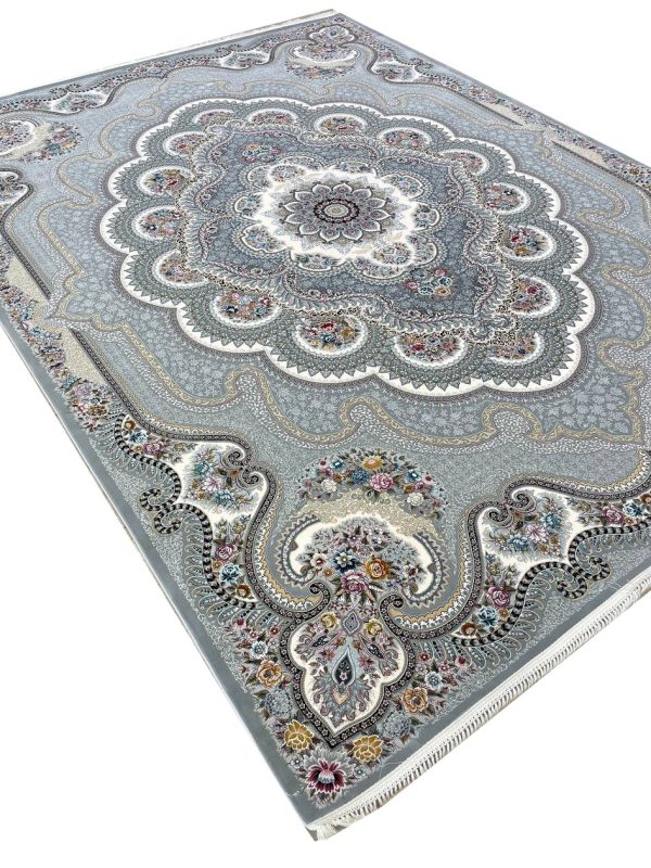 فرش طرح باغ ملک 1200 شانه غیر برجسته فیلی
