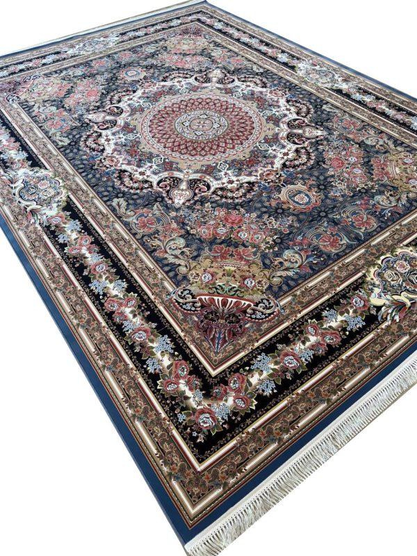 فرش فرشته فرانسوی طرح تابان 1200 شانه کد 30096