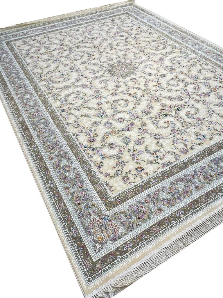 فرش افشان طرح بهار گل برجسته 1200 شانه کد 1051
