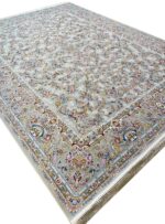 فرش افشان طرح آرتین رنگ فیلی گل برجسته 1200 شانه کد 4009