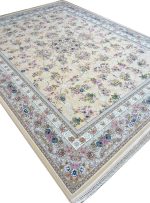 فرش افشان طرح صحرا رنگ کرم 1200 شانه کد 480