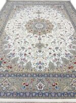 فرش طرح پنبه رنگ سفید 1500 شانه 10 رنگ کد 1608 - Image 2
