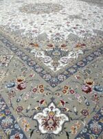 فرش طرح پنبه رنگ سفید 1500 شانه 10 رنگ کد 1608 - Image 3