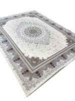 فرش طرح سروین 700 شانه تراکم 2550 کد 2718 کرم