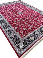 فرش افشان طرح نازنین رنگ لاکی 700 شانه تراکم 2550 کد 16F7102732 - فرشخونه