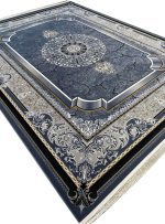 فرش طرح موج رنگ دلفینی 700 شانه 10 رنگ