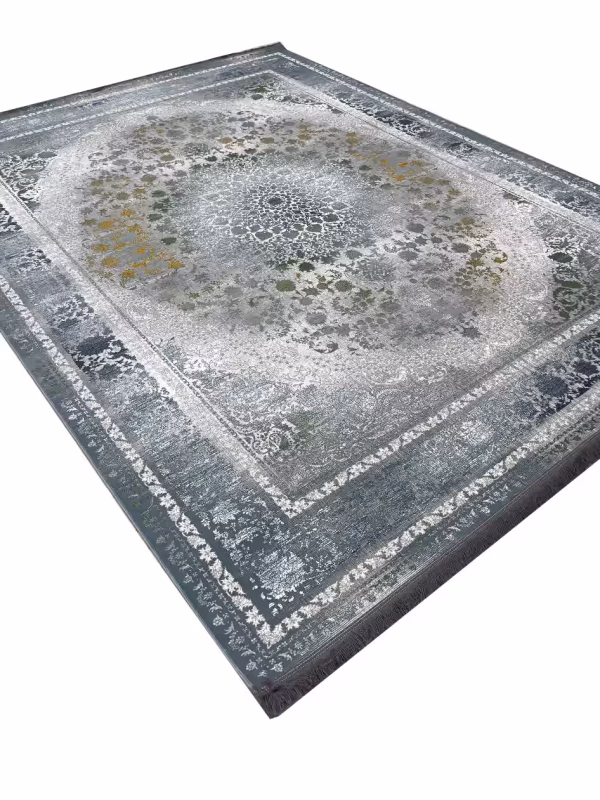 فرش ماشینی وینتیج طرح تارا 700 شانه تراکم 2550 کد 998