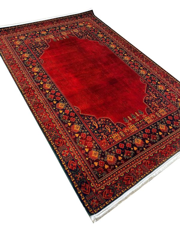 فرش بلوچ طرح کف ساده لاکی 700 شانه کد 78029