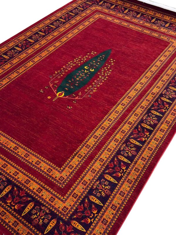 فرش بلوچ طرح تک درخت 700 شانه کد 48052 - فرشخونه