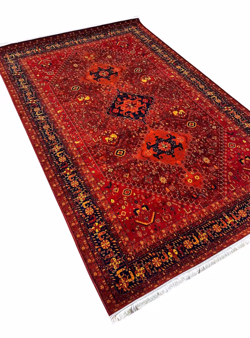 فرش ماشینی طرح بلوچ لاکی 700 شانه کد 86041