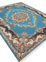 فرش طرح نیلا فیروزه ای 700 شانه