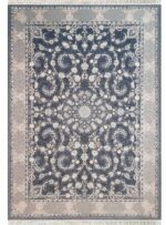 فرش طرح سوفیا 700 شانه تراکم 2550 کد 7011043 دودی