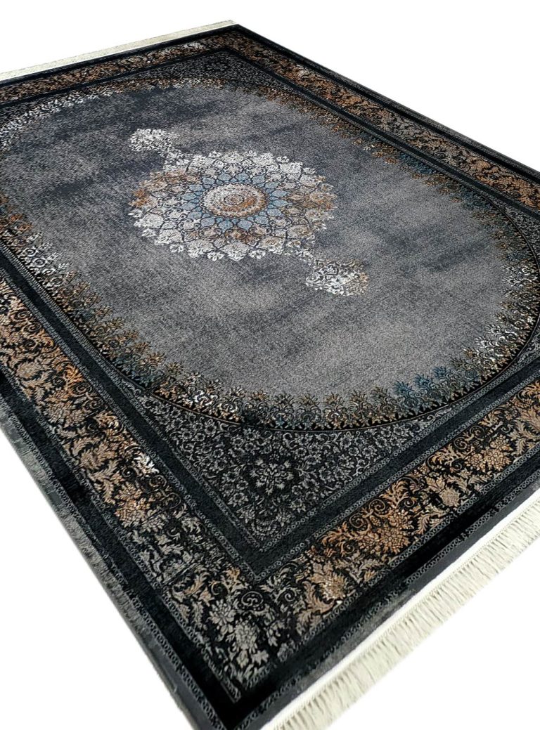 فرش وینتیج طلاکوب 700 شانه تراکم 2550 کد 20504