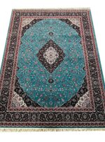 فرش نقشه کاشان 700 شانه تراکم 2550 کد 70021 آبی