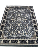 فرش طلاکوب طرح دایان 700 شانه تراکم 2550 کد 1127 دودی