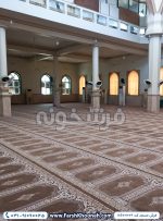 فرش سجاده ای طرح محرابی رنگ گردویی 700 شانه کد 701072 - فرشخونه