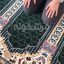 فرش محرابی سجاده ای سبز 700 شانه کد 70916