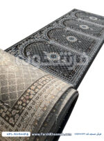 فرش سجاده ای طرح کرمان رنگ دودی 700 شانه کد 1122 - Image 3