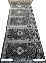 فرش سجاده ای طرح کرمان رنگ دودی 700 شانه کد 1122 - فرش سجاده فرشخونه