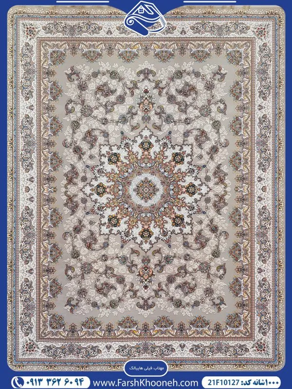 فرش طرح مهتاب 1000 شانه کد 10127