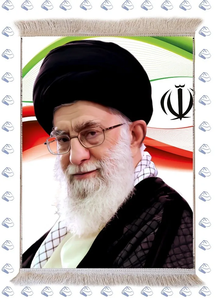 تابلو فرش طرح آیت الله خامنه‌ای
