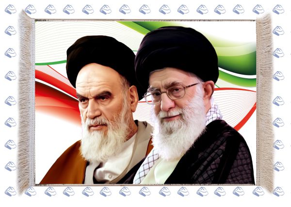 تابلو فرش طرح رهبران ایران