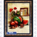 تابلو فرش نقاشی طرح هدیه شب یلدا