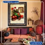 تابلو فرش نقاشی طرح هدیه شب یلدا 02