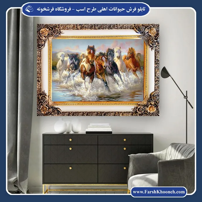 خرید تابلو فرش حیوانات اهلی با بهترین قیمت