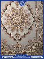 فرش طرح نیلا نقره ای اکریلیک 700 شانه