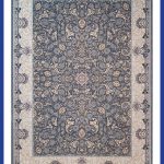فرش طرح تخت طاووس دودی