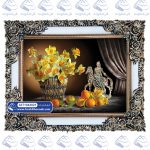 تابلو فرش گل نرگس کد 43021