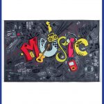 فرش نوجوان طرح music کیفیت 700 شانه کد 7101436